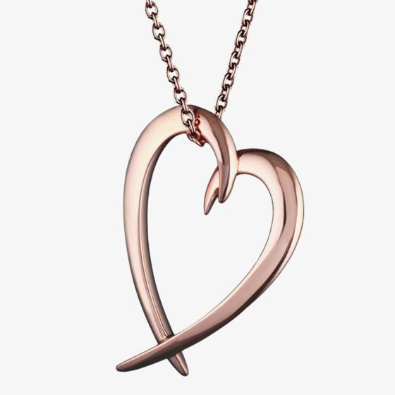 Shaun Leane Ladies Rose Gold Vermeil Heart Pendant SA019.RVNANOS