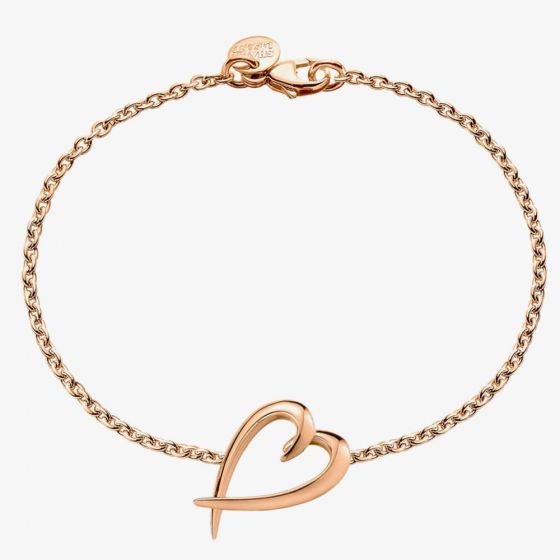 Shaun Leane Rose Gold Vermeil Heart Bracelet SA020.RVNABOS