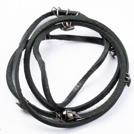 Silver Spider & Fly Leather Multi Wrap Bracelet BLT11 OS/S