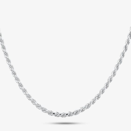 Silver Rope Chain SDCR-320-AG