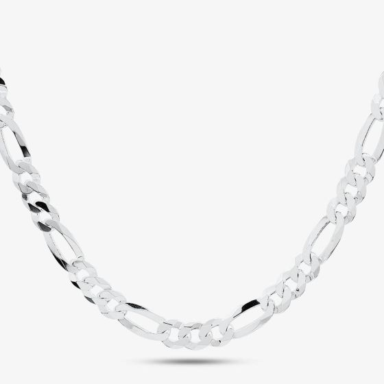 Silver 20 Inch Figaro Chain SFFP-810-AG-20