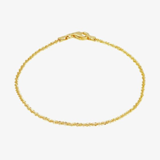 LUXE Silver Gold Plated Tocalle Chain Bracelet 8.29.7792