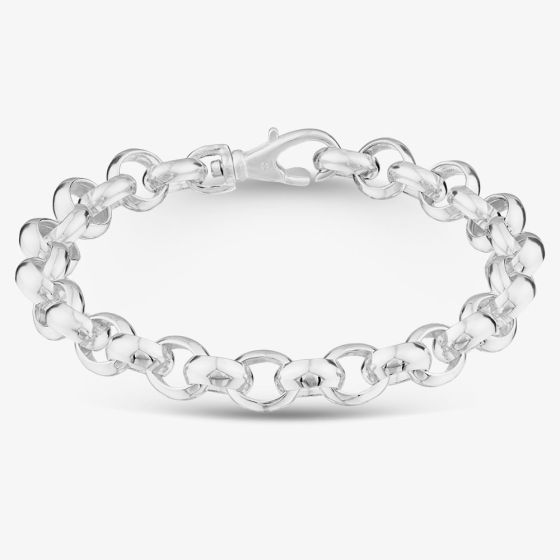 Sterling Silver 8 Inch Belcher Bracelet S5233