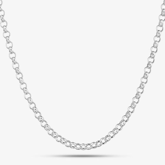 Silver 20 Inch Belcher Chain HRBP-350-AG-20