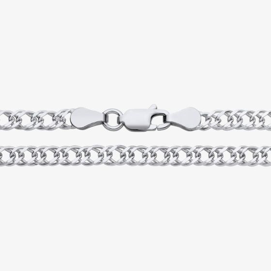 Sterling Silver 16 Inch Double Curb Chain S1119-16