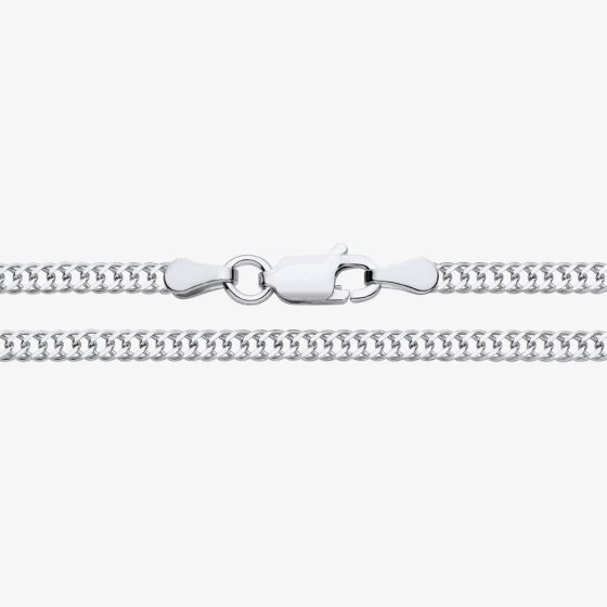 Sterling Silver 20 Inch Double Curb Chain S1118-20