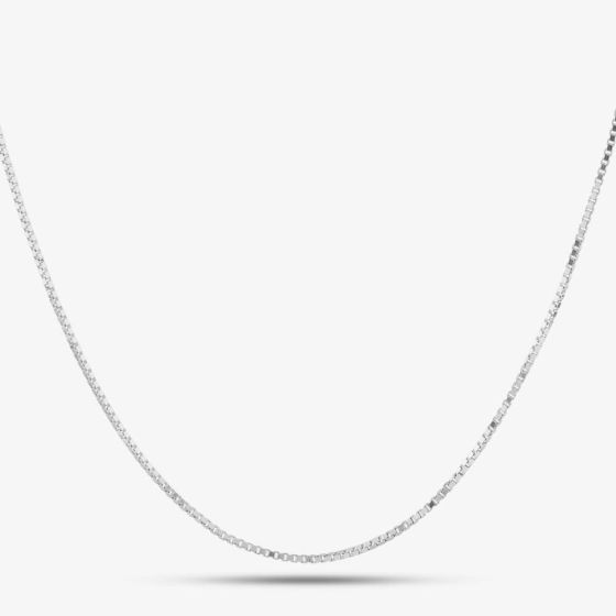 Sterling Silver 18 Inch Box Chain VD4DC080/0.45