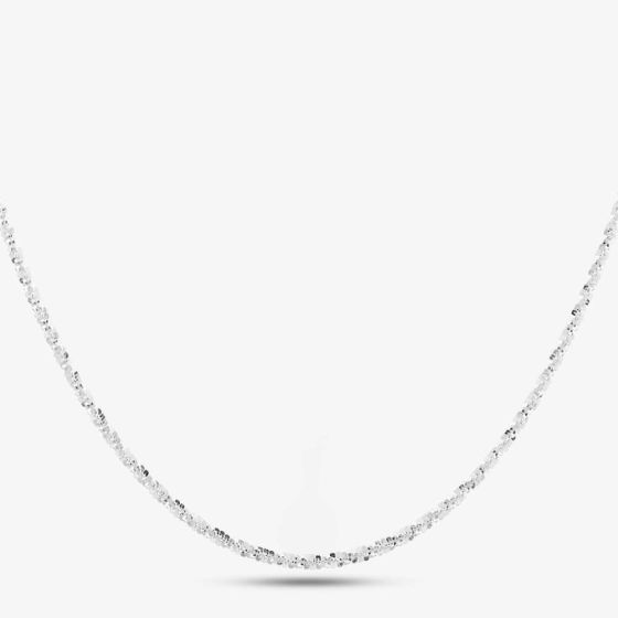 Silver 20 Inch Fancy Necklace CA4DC040/0.50