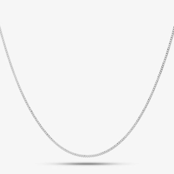 Sterling Silver 20 Inch Flat Curb Chain CU2DC035/0.50