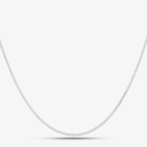 Sterling Silver 16inch Curb Chain S18C16