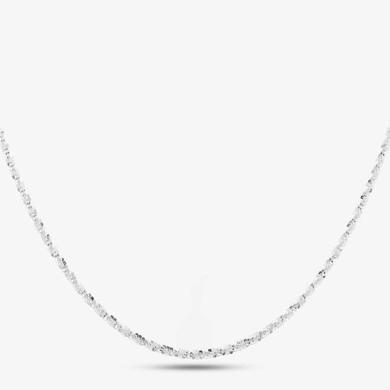 Sterling Silver 20 Inch Sparkle Effect Chain 8.18.5975