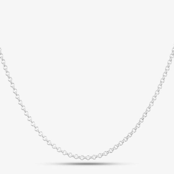 Sterling Silver 18inch Baby Belcher Chain SBBL18
