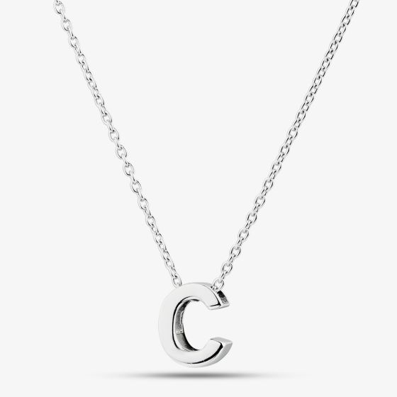 Sterling Silver C Initial Pendant CN2583CX11800R1