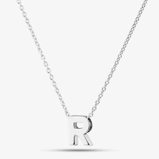 Sterling Silver R Initial Pendant CN2583RX11800R1