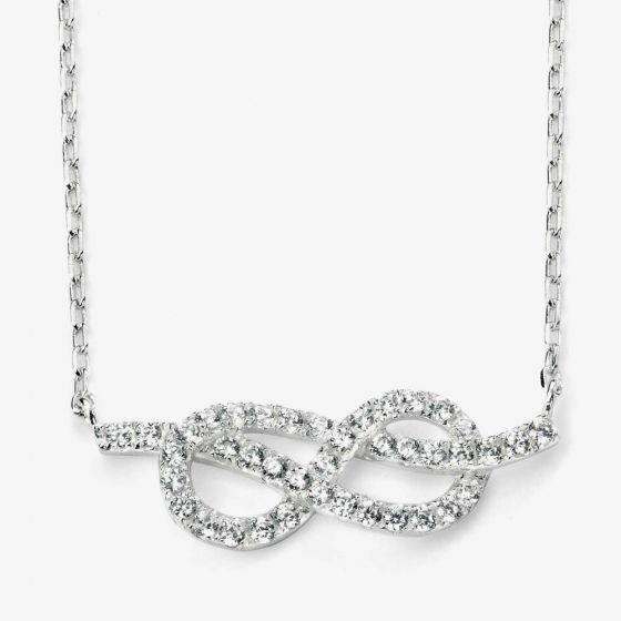 Silver Infinity Necklet N3741C