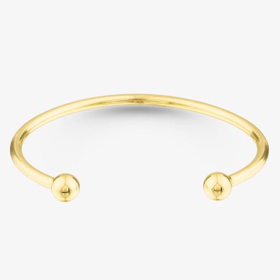Childrens Gold Plated 40x50mm Torque Bangle S8023Y