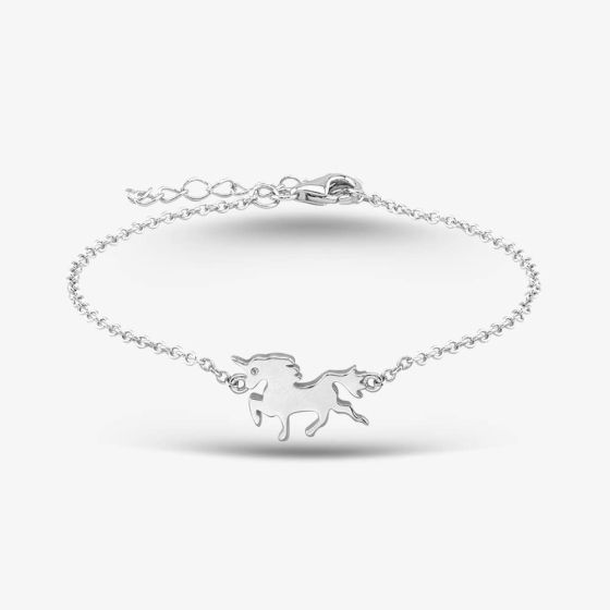 Sterling Silver Unicorn Bracelet BRG0125A