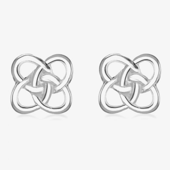 Sterling Silver Celtic Knot Stud Earrings 8.55.7199