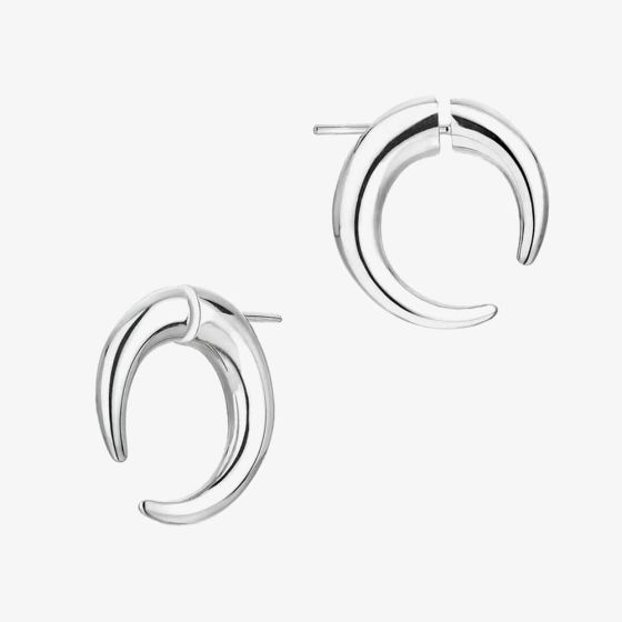 Shaun Leane Ladies Silver Small Hoop Talon Earrings QU040.SSNAEOS