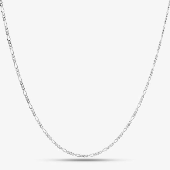Silver 18 Inch Figaro Chain 8-15-0254