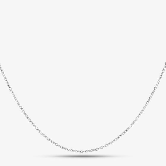 Silver 18inch Round Belcher Chain N501