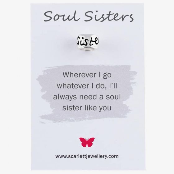 Scarlett Silver Soul Sisters Mojo Charm Bead 7049