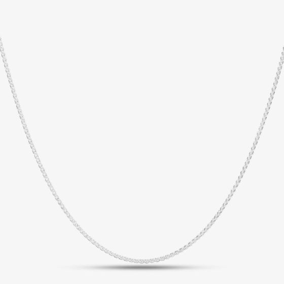 Silver 18 Inch Spiga Chain 8-15-6694