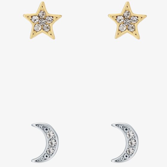 Ted Baker MELANYY Celestial Moon & Star Stud Earring Set TBJ3164-23-02