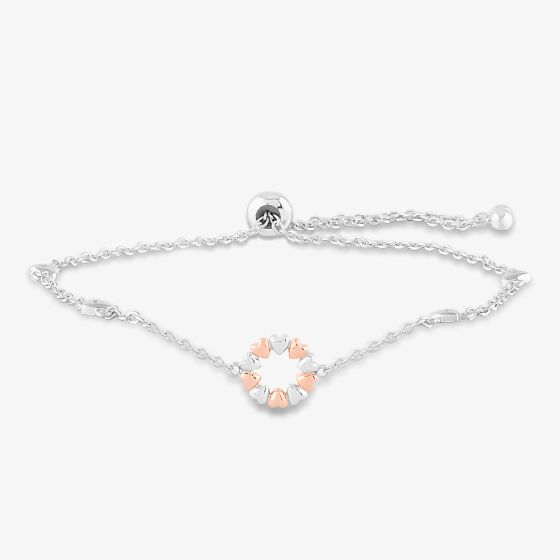 Rosa Lea Heart Toggle Bracelet AM-THB031706