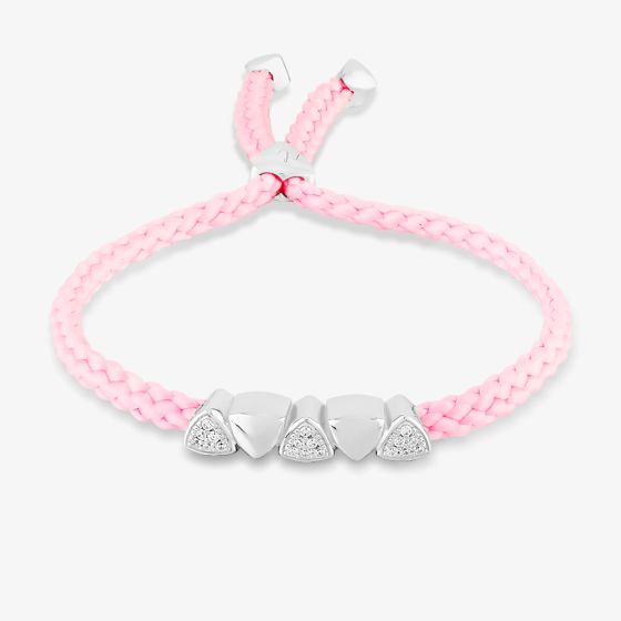Rosa Lea Pink Cord Toggle Bracelet AM-2THB033906