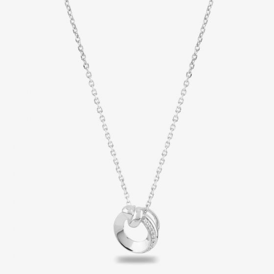 Rosa Lea Pave Knotted Loop Pendant BJ-P3188C