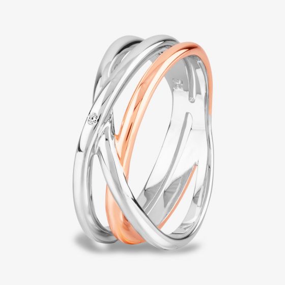 Rosa Lea Triple Intertwined Rings Band BJ-RC473CRG2M