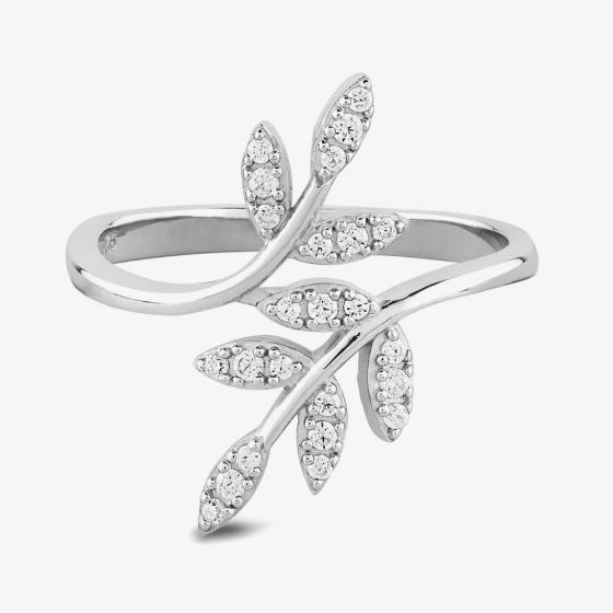 Rosa Lea Leaves Twist Ring AM-2THB013304