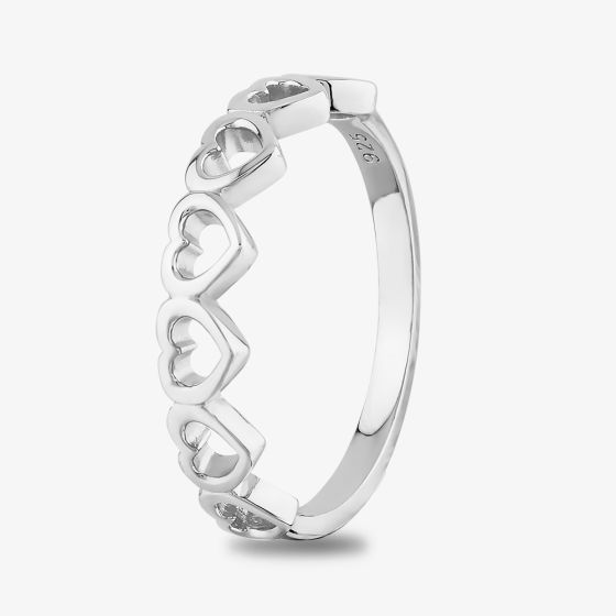 Rosa Lea Multiple Open Heart Ring AM-2THB025504