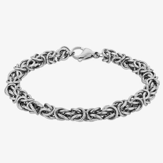 Bourne and Wilde Mens Oxidised Multi Ring Bracelet OSB-1772S