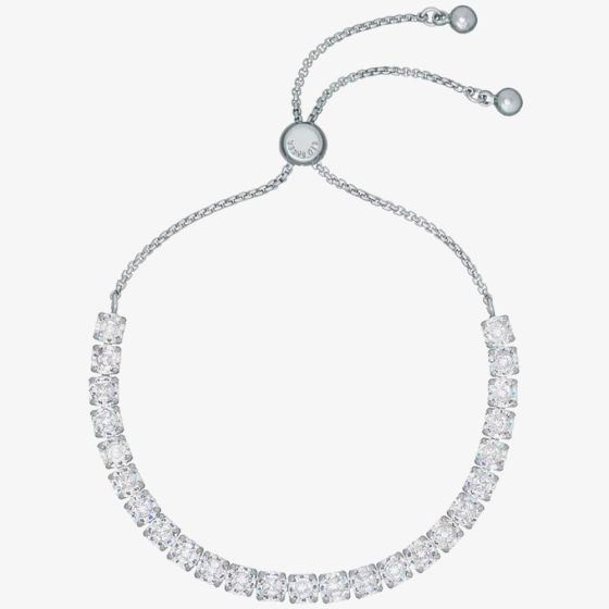 Ted Baker MELRAH Silver Tone Icon Crystal Slider Bracelet TBJ2968-01-02