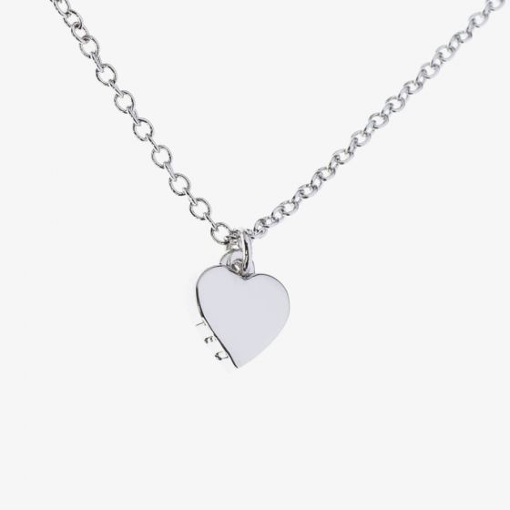 Ted Baker Hara Silver Finish Tiny Heart Pendant Necklace TBJ1145-01-03