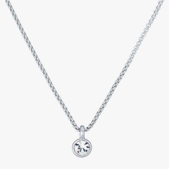 Ted Baker SININAA Silver Tone Mini Crystal Pendant TBJ3034-01-02