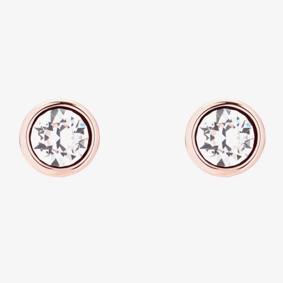 Ted Baker SINAA Rose Gold Tone Crystal Stud Earrings TBJ1084-24-02