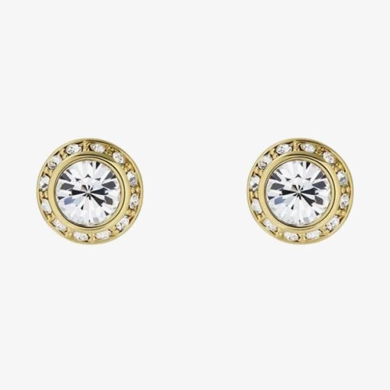 Ted Baker Soletia Gold Tone Plated Crystal Halo Stud Earrings TBJ3698-02-02