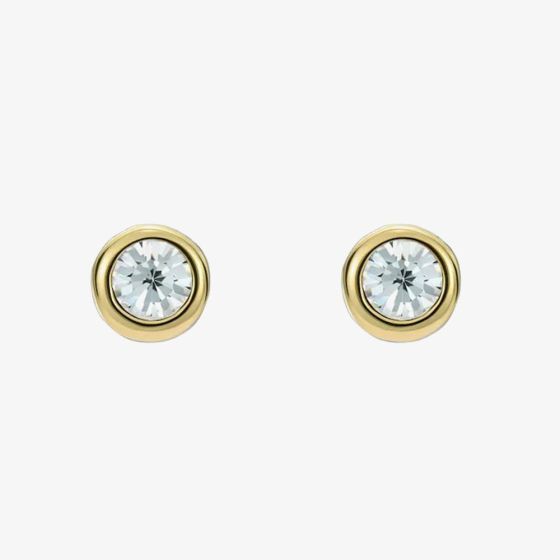 Ted Baker Sinaa Gold Tone Mini Crystal Stud Earrings TBJ3124-02-02