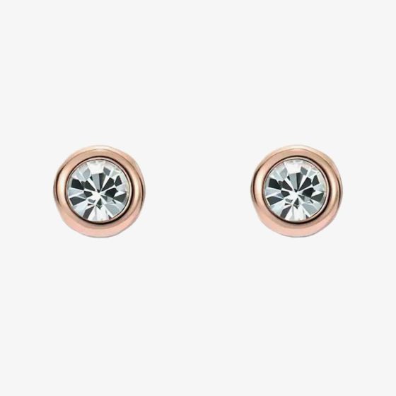 Ted Baker Sinaa Rose Gold Tone Mini Crystal Stud Earrings TBJ3124-24-02