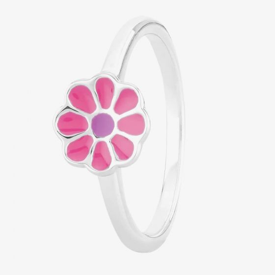 Fleur Kids Sterling Silver Purple Flower Ring AZR030104P 