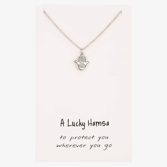 Sentiments Lucky Hamsa Hand Pendant 16196