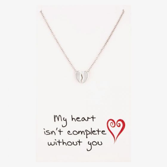 Sentiments My Heart Isn't Complete Without You Pendant 15437