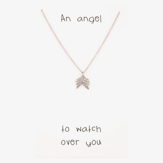 Sentiments An Angel To Watch Over You Wings Pendant 15349