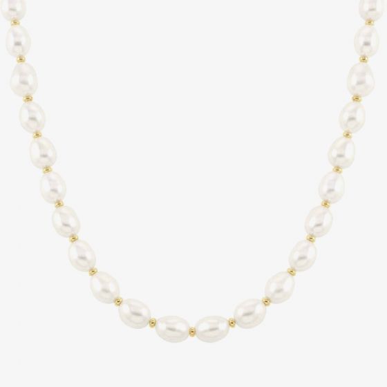 Nomination Kate Gold Plated Freshwater Pearl Necklace 148902/012