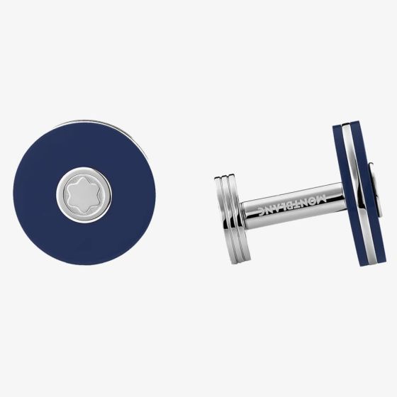 Montblanc Blue Pix Cufflinks 123812