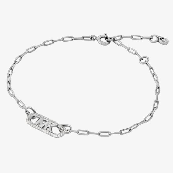 Michael Kors Premium MK Statement Link Pave Logo Bracelet MKC1656CZ040