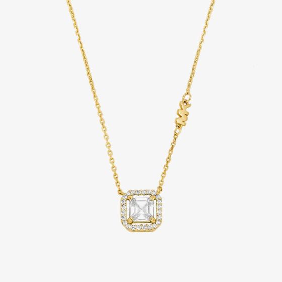 Michael Kors Brilliance Gold Plated Cubic Zirconia Pendant MKC1843710